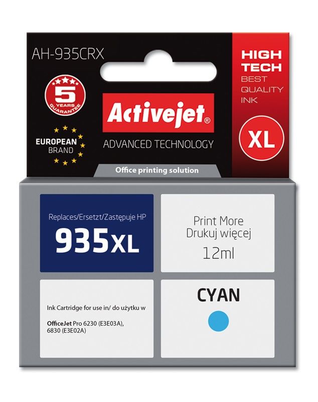 Cartus cerneala Activejet AH-935CRX ,Albastru ,12 ml (compatibil cu HP AH-935CRX)