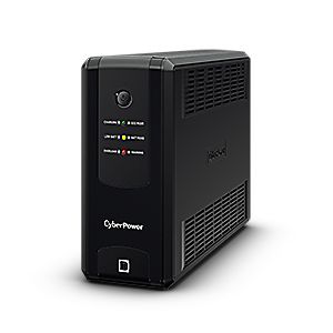 UPS Cyber Power UT1050EG-FR, 1050 VA, 630 W, cu management, line-interactive, 4x Schuko, Sealed Lead-acid, LED, Tower, Negru