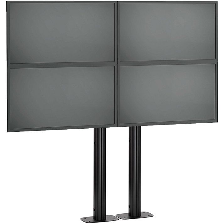 Stand VideoWALL Vogel's cu baza fixa montat pe podea 2x2