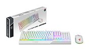 MSI Vigor GK30 Combo USB QWERTY Keyboard + Mouse GM11 White