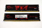 Memorie G.Skill Aegis 16 GB DDR4 2400 MHz CL17, kit 2 x 8 GB, Negru-rosu