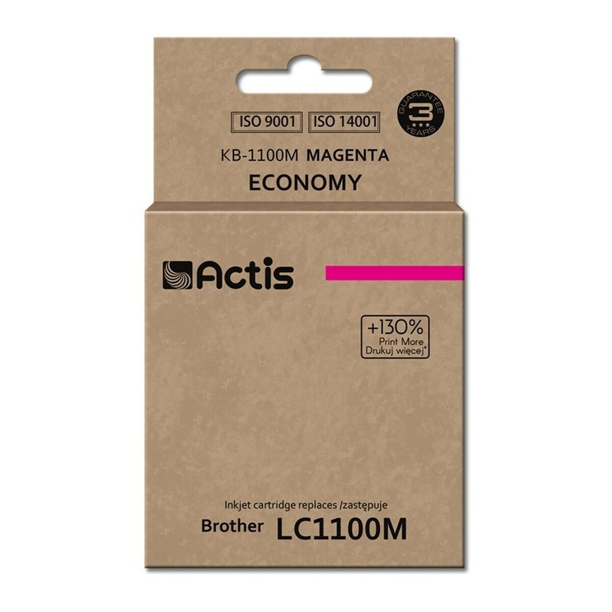 Cartus cerneala Actis KB-1100M ,Magenta ,19 ml (compatibil cu Brother KB-1100M)