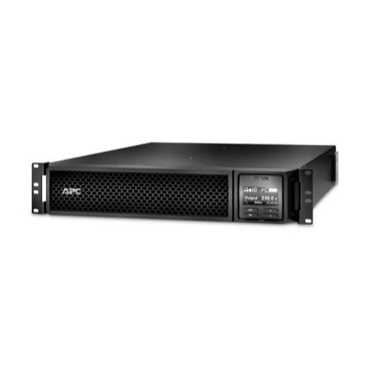 UPS APC SRT1500XLI, 1500 VA, 1500 W, cu management, on-line double-conversion, 6x C13, 1x C14, 1x USB, 48V Baterie cu plăci de plumb şi acid, LED, Rack 2U, Negru