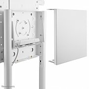 Neomounts by Newstar NS-M1250WHITE Mobile Monitor/TV Floor Stand for 37- 70  screen - White  Specifications General Min. screen size*: 37 inch Max. screen size*: 70 inch Min. weight: 0 kg Max. weight: 70 kg Screens: 1 VESA pattern: 200x200, 200x300, 200x400, 300x200, 300x300, 350x350, 400x200