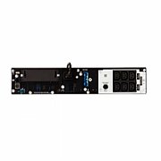 UPS APC SRT1500RMXLI, 1500 VA, 1500 W, cu management, on-line double-conversion, 6x C13, 1x C14, 1x USB, Baterie cu plăci de plumb şi acid, LCD, Rack 2U, Negru