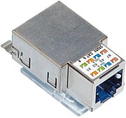 NET ACC CONNECTION MOD. 100PCS/REAL10 CAT6 1XRJ...