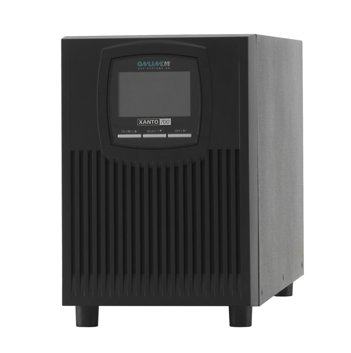 UPS Online USV X700, 700 VA, 700 W, cu management, 4x C13, 1x C14, 1x RJ45, 1x USB, 12V 9Ah Tower, Negru