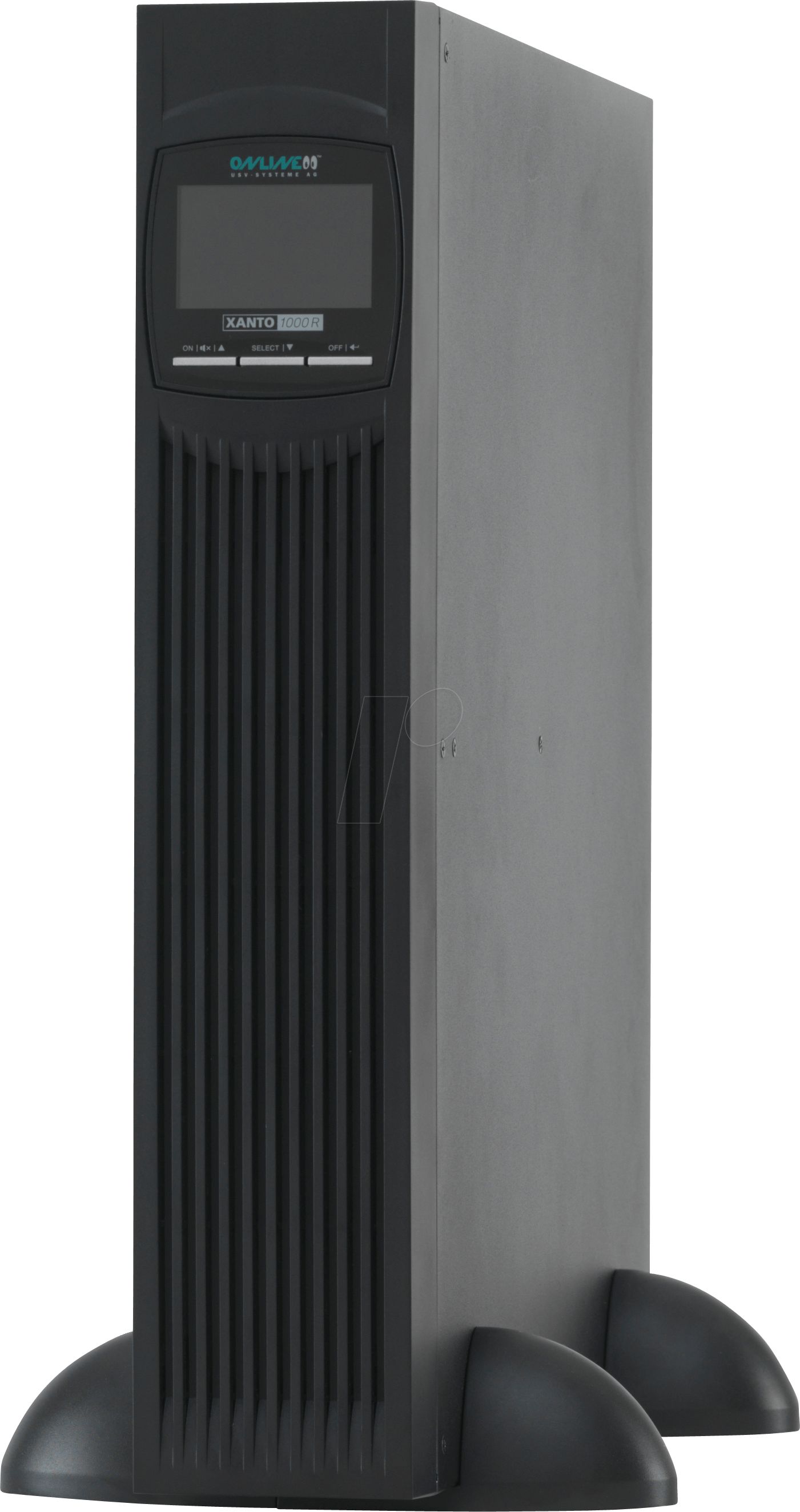 UPS Online USV X1000R, 1000 VA, 1000 W, cu management, 8x C13, 1x RJ45, 1x USB, 12V 9Ah Tower/Rack 2U, Negru