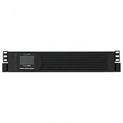 UPS Online USV X2000R, 2000 VA, 2000 W, on-line double-conversion, 8x C13, 1x RJ45, 1x USB, 12 V 9Ah LCD, Rack 2U, Negru