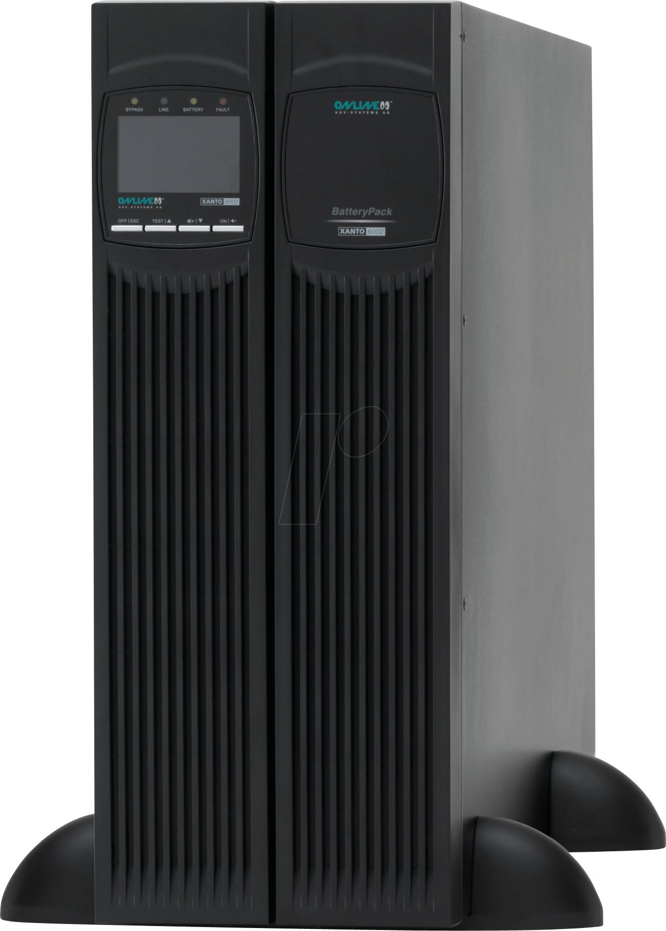 UPS Online USV X6000, 6000 VA, 6000 W, 1x USB, 12 V / 7Ah Tower/Rack 4U, Negru
