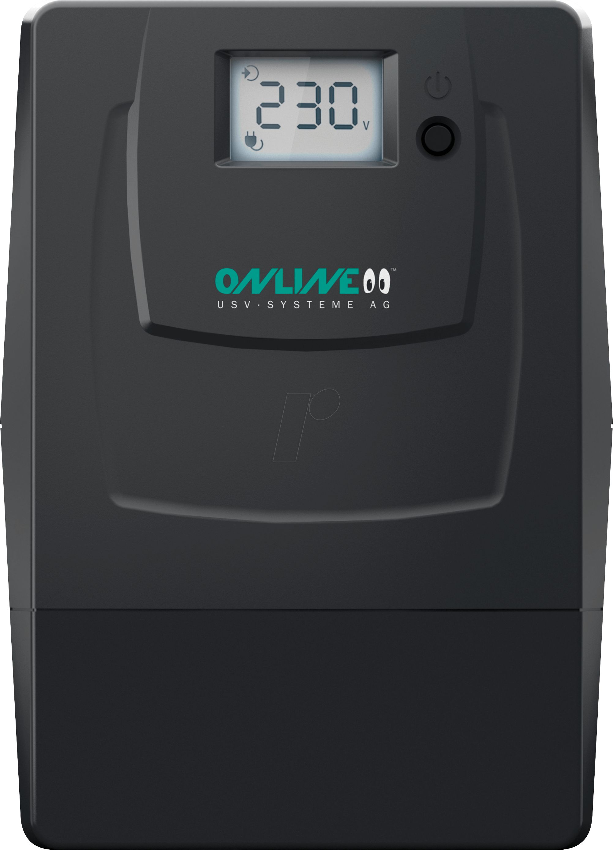 UPS Online USV YS400, 400 VA, 240 W, 2x Schuko, 1x USB, 12V 4.5Ah 7 minute (50% sarcina), Tower, Negru