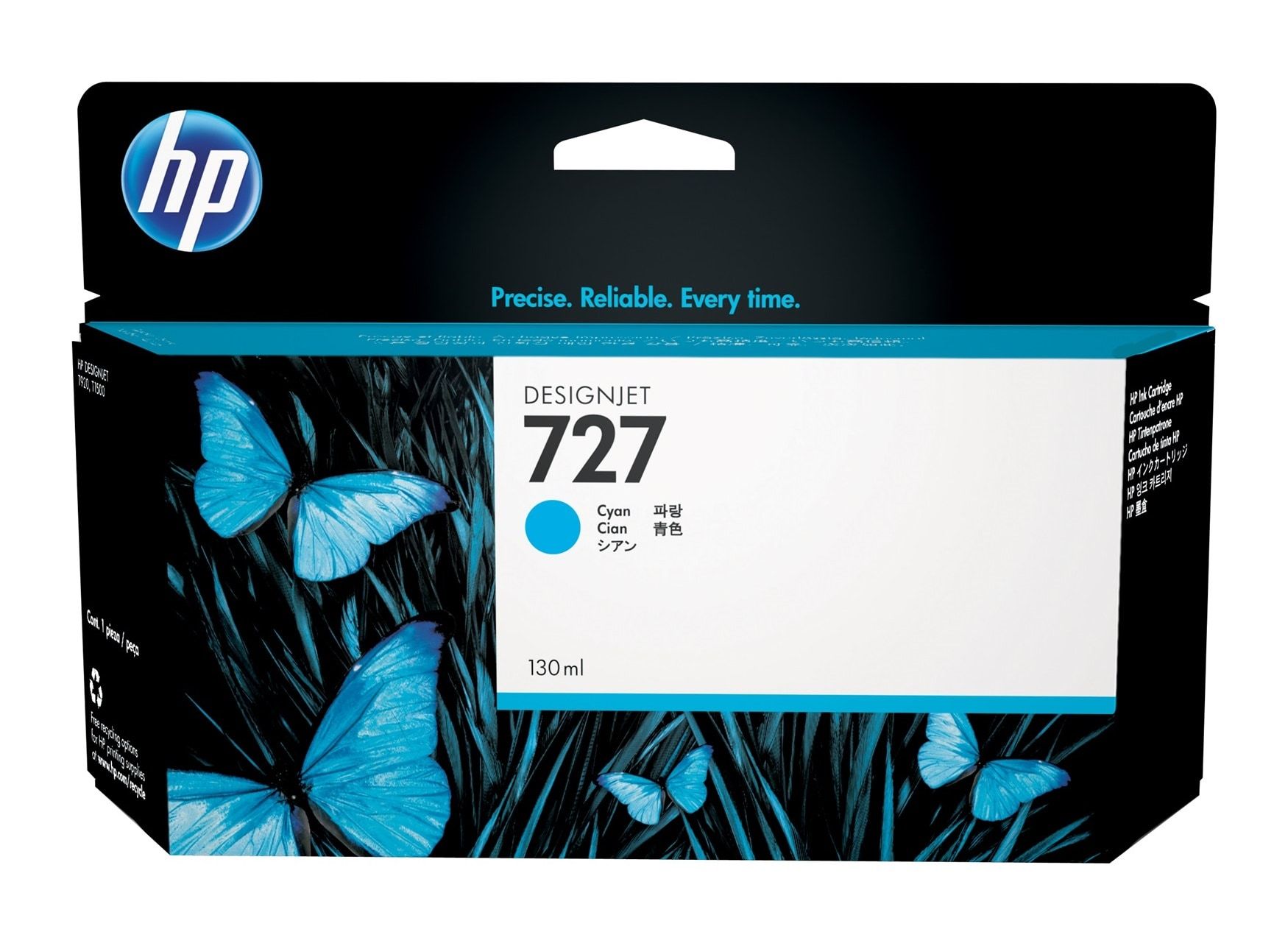 Cartus cerneala HP B3P19A ,Albastru ,130 ml ,Original (727)