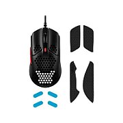 HyperX Pulsefire Haste - mouse de gaming cu fir USB - Pixart PAW 3335 16000 DPI 59g negru-roșu
