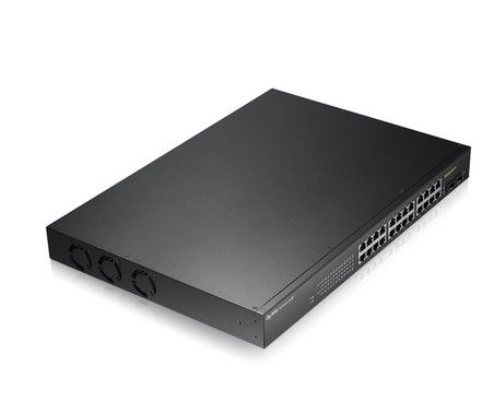 Switch Zyxel GS190024HPV2-EU0101F, 24 porturi 10/100/1000 Mbps