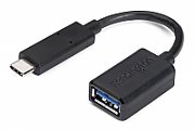 CABLU alimentare si date SPACER, pt. smartphone, USB 3.0 (T) la Type-C (T), Braided,2.1A ,Retail pack, 0.5m, black,  SPDC-TYPEC-BRD-BK-0.5  (include TV 0.06 lei)