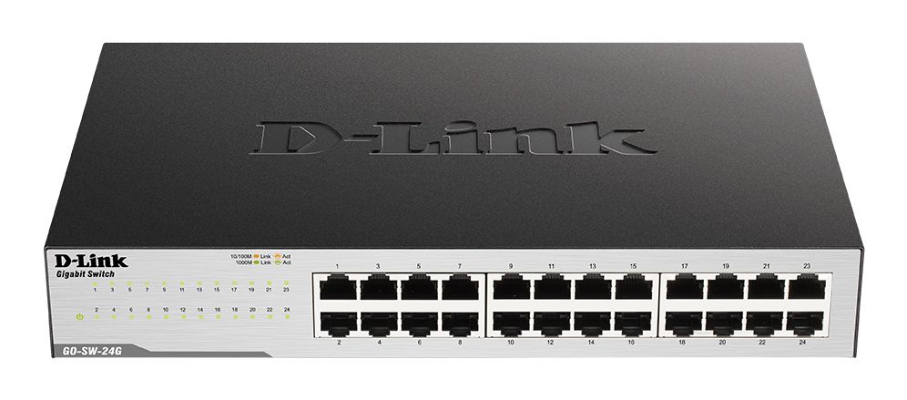 Switch D-Link GO-SW-24G/E, 24 porturi 10 / 100 / 1000 MBs