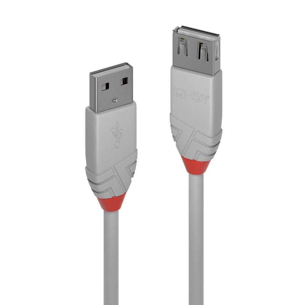 Cablu Lindy 3m USB 2.0 Type A Extension, Anthra Line  https://www.lindy.co.uk/cables-adapters-c1/usb-c449/3m-usb-2-0-type-a- extension-cable-anthra-line-grey-p11321