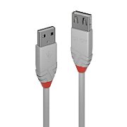 Cablu Lindy 3m USB 2.0 Type A Extension, Anthra Line  https://www.lindy.co.uk/cables-adapters-c1/usb-c449/3m-usb-2-0-type-a- extension-cable-anthra-line-grey-p11321