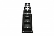 Extralink 1U Cable Organizer with plastic holders