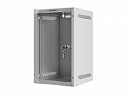 Cabinet rack Lanberg WF10-2309-10S (9U 462mm / 280mm / 310 mm hanging Glass 10  gray color)