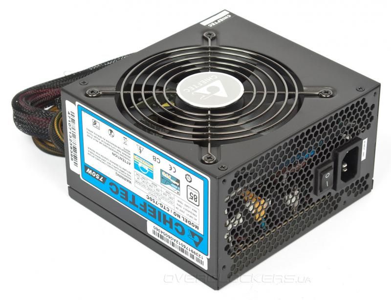 CHIEFTEC 750W PSU 85+ 230V W/CABLE MNG