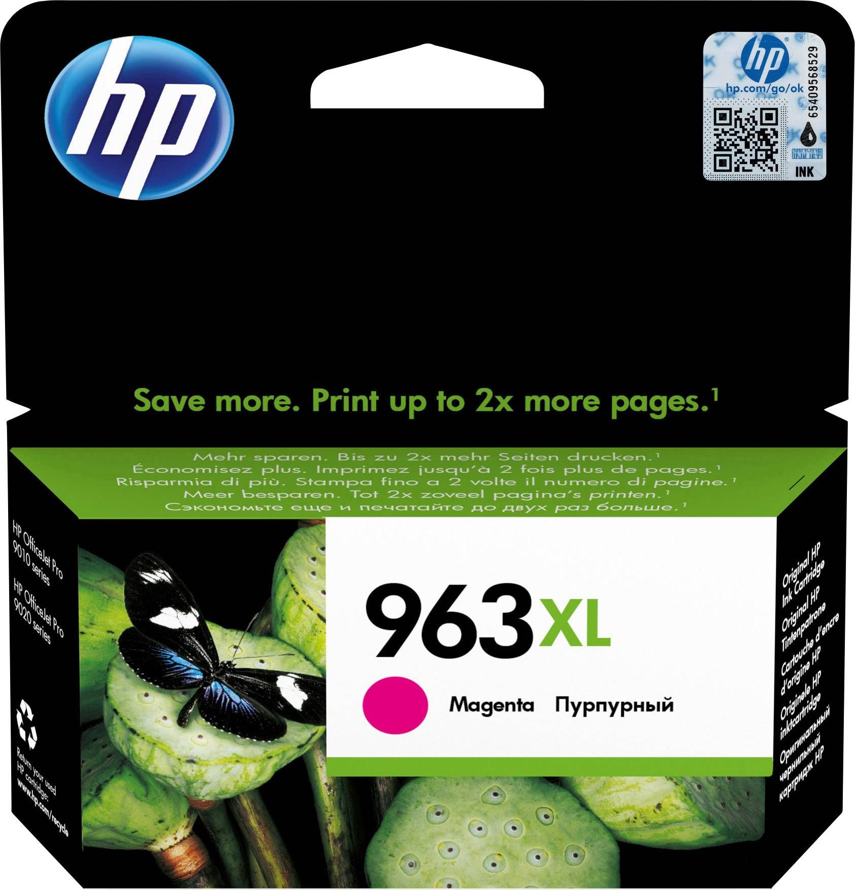 Cartus cerneala HP 3JA28AE ,Magenta ,1600 pagini ,Original (963XLm)