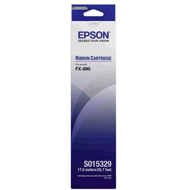 Ribbon Epson C13S015329, Negru, Original (S015329)