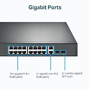 Switch TP-Link TL-SG1218MP, 18 porturi 10 / 100 / 1000 MBs