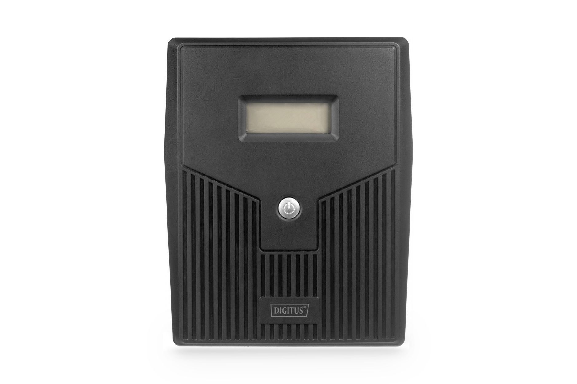 UPS DN-170076, 2000 VA, 1200 W, line-interactive, 4x Schuko, 1x RJ45, 1x USB, 12V 9Ah LCD, Tower, Negru