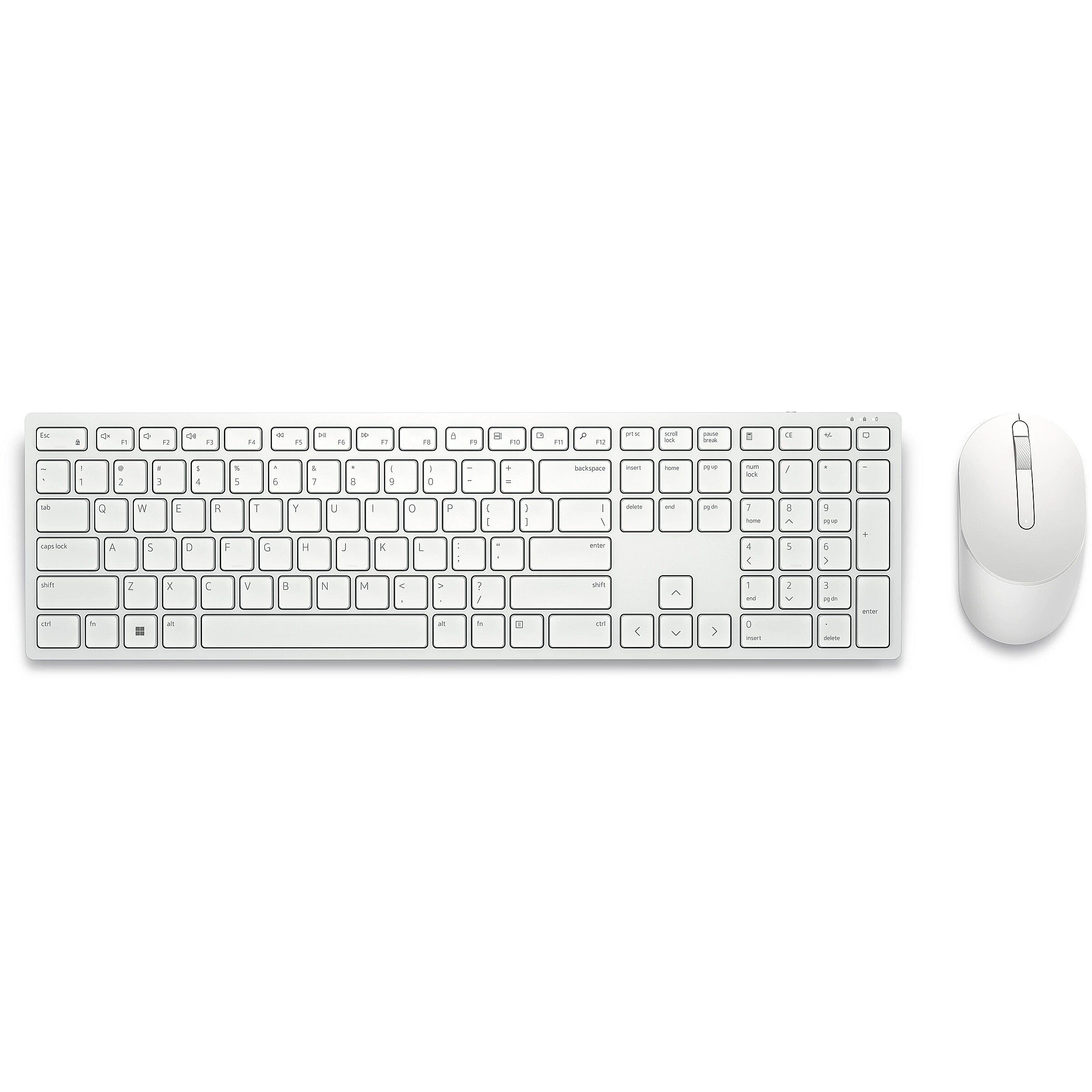 Dell KM5221W Wireless Mouse + Keyboard Set, white