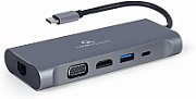 Gembird A-CM-COMBO7-01 notebook dock/port replicator USB 3.2 Gen 1 (3.1 Gen 1) Type-A Grey
