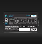 Sursa Aqirys Pulsar 550W 80+ White certified, culoare neagra
