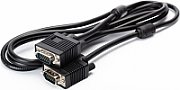 CABLU video SPACER, VGA (T) la VGA (T), 1.8m, cupru, ecranat, negru,  SPC-VGA-6  (include TV 0.8lei)