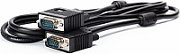CABLU video SPACER, VGA (T) la VGA (T), 1.8m, cupru, ecranat, negru,  SPC-VGA-6  (include TV 0.8lei)