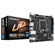 Placa de baza GIGABYTE H610I DDR4, socket 1700, 2x DDR4 UDIMM, 4x SATA, 1x NVMe, 12x USB-A, mITX