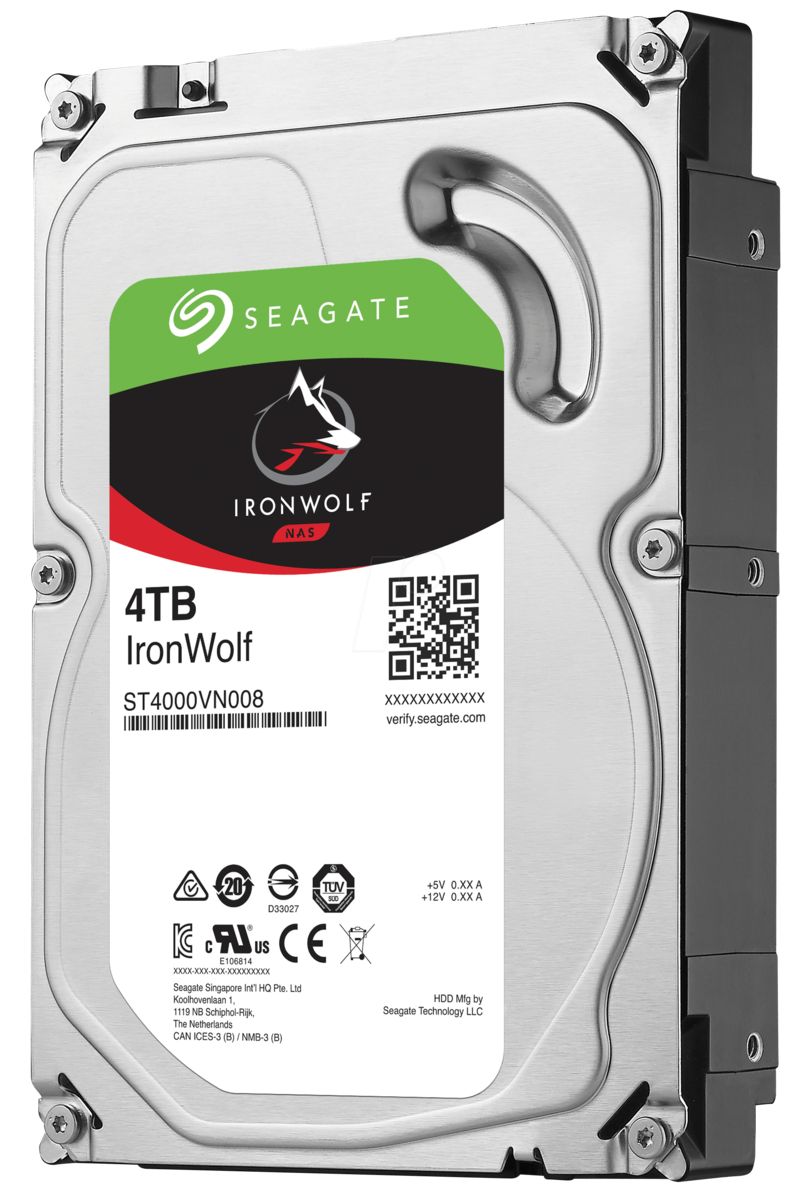 HDD NAS Seagate IronWolf 4 TB 3.5 inch SATA 3 5400 RPM 256 MB