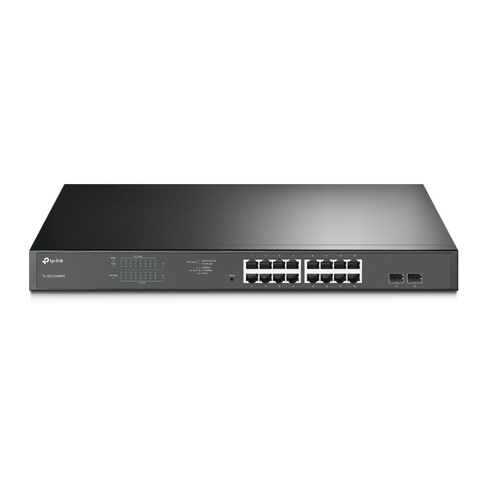 Switch TP-Link TL-SG1218MPE, 16 porturi 10/100/1000 Mbps