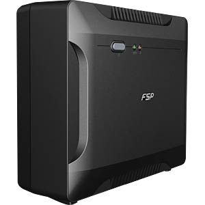 UPS Fortron PPF3600210, 600 VA, 360 W, fara management, off-line, 2x Schuko, 12V 7Ah LED, Tower, Negru