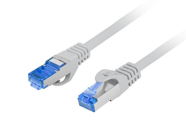 LANBERG PATCHCORD S/FTP CAT.6A 0.5M GRAY LSZH
