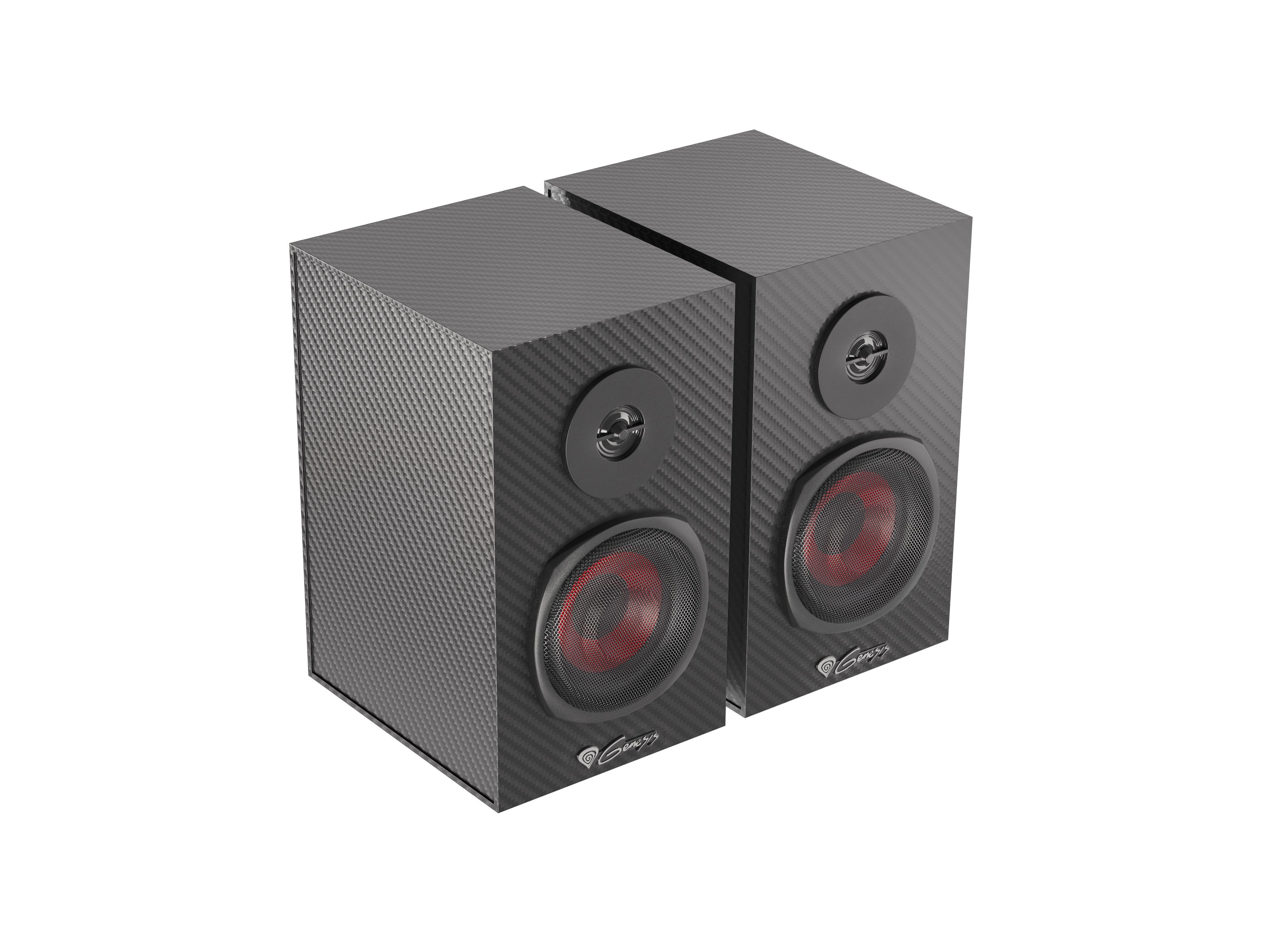 GENESIS Helium 200 Black, Red Wired 10 W