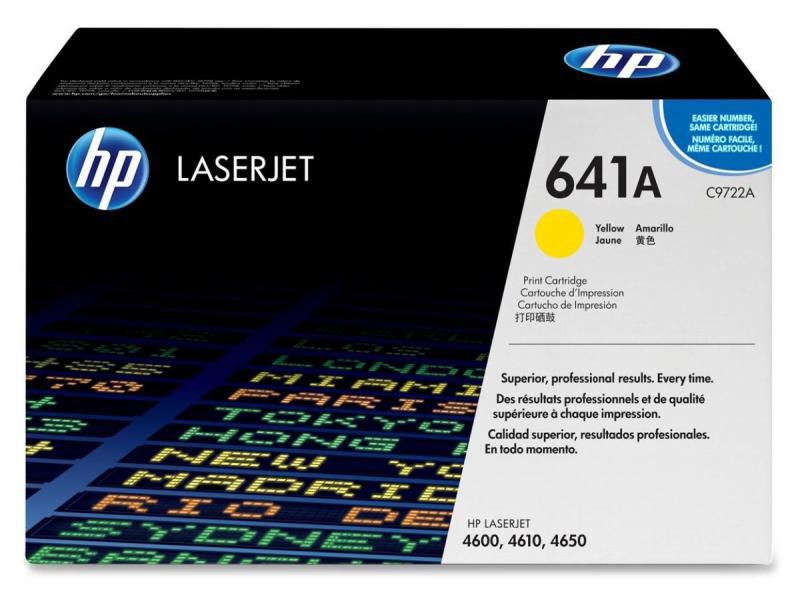 Cartus toner HP C9722A ,Galben ,8 000 pagini ,Original (641A)