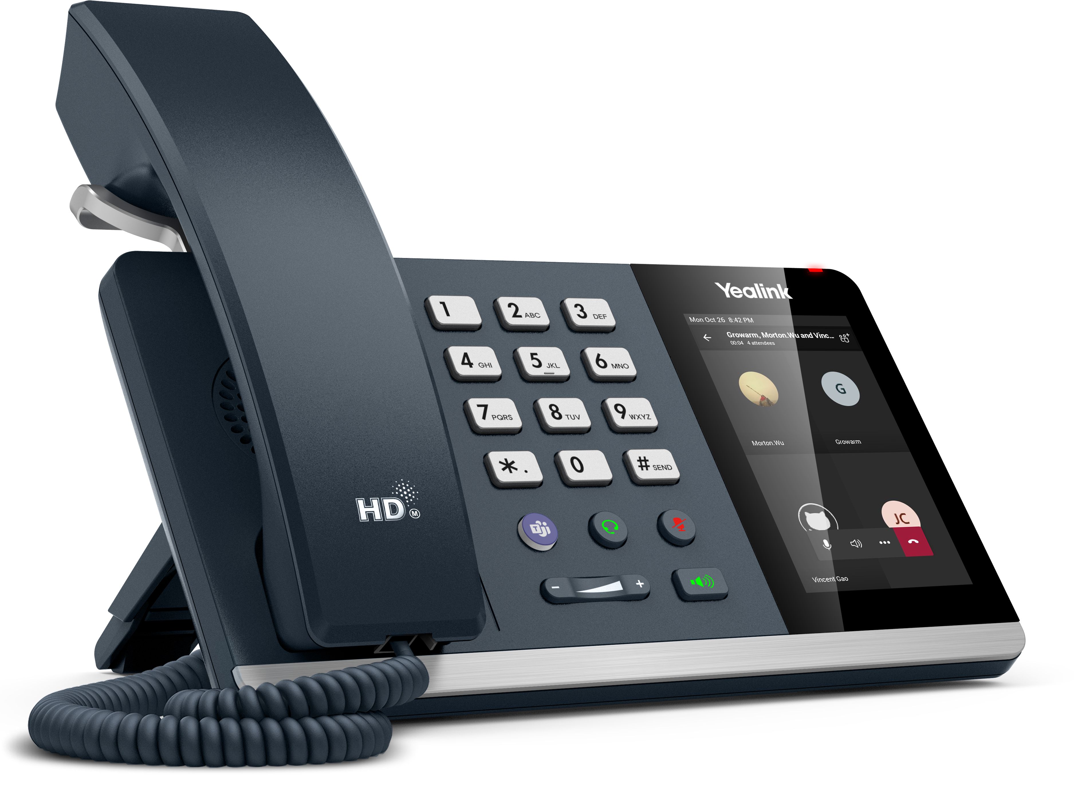 Yealink MP54-TEAMS IP phone Grey LCD
