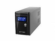 UPS Armac O/850F/LCD, 850 VA, 510 W, cu management, line-interactive, 2x Schuko, 1x RJ45, 1x USB, 12V/9Ah Lead–acid, LCD, Tower, Negru