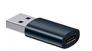 ADAPTOR Baseus Ingenuity Series Mini OTG, USB 3.1 (T) to USB Type-C (M), corp metalic, albastru  ZJJQ000103  (include timbru verde 0.25 lei) - 6932172605803