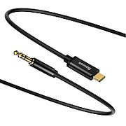 CABLU AUDIO Baseus Yiven, 1 x USB Type-C (T) la 1 x Jack 3.5mm (T), lungime cablu 1.2m, negru  CAM01-01  (include TV 0.25 lei) - 6953156262553