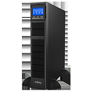 UPS nJoy PWUP-OL150BA-AZ01B, 1500 VA, 1500 W, cu management, on-line, 8x C13, 11 minute (50% sarcina), Negru