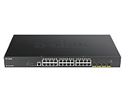 Switch D-Link DGS-1250-28X/E, 24 porturi 10 / 100 / 1000 MBs