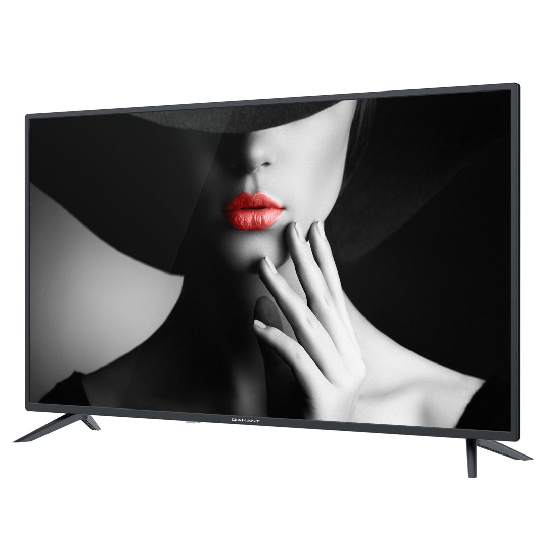 LED TV DIAMANT 40HL4300F/C, 40  D-LED, Full HD (1080p) Very Narrow Design (12mm), CME 100Hz, DVB-T2/C, Contrast 30000:1, 180 cd/m², 1xCI+, 3xHDMI (v1.4), 1xVGA, USB Player (AVI, MKV, H.265/HEVC, JPEG, MP3, MP4, 3GP, ASF, WMV, VOB, DAT), VESA 200 x 100 mm, M4, Twin-Foot Stand, Black