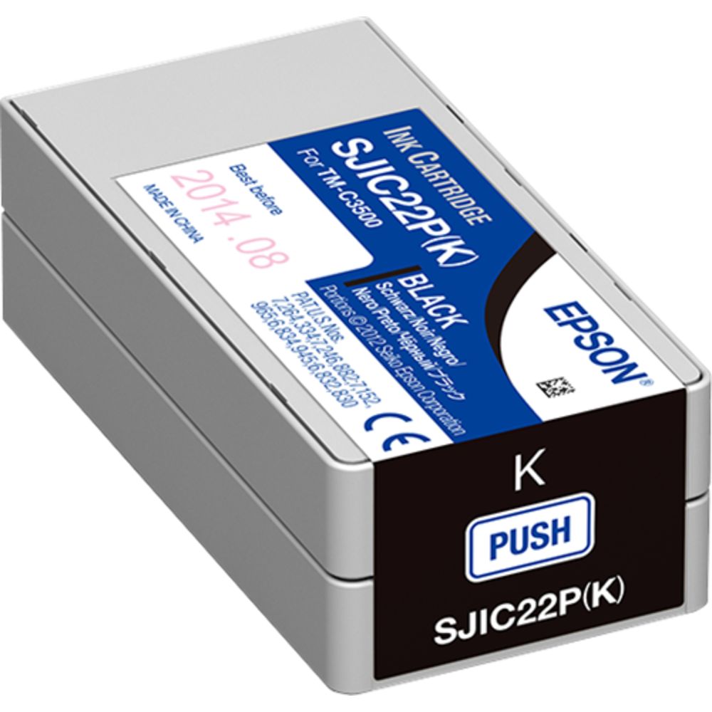 Cartus cerneala Epson C33S020601 ,Negru ,32.6 ml ,Original (SJIC22P(K))