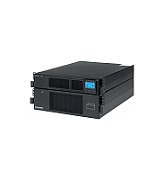 UPS Socomec OFYS-RT-U06X-K, 6000 VA, 6000 W, on-line, 12V/9Ah x 20 1 – 10 min., LCD, Rack 2U, Negru
